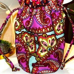 Vera Bradley Ditty Bag, Resort Medallion, Drawstring Closure, NEW WITHOUT TAGS